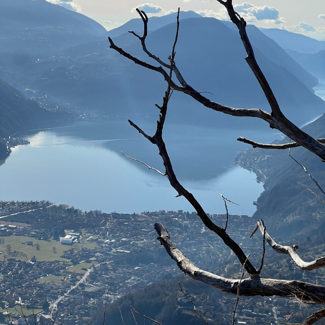 Porlezza dal Monte Pidaggia