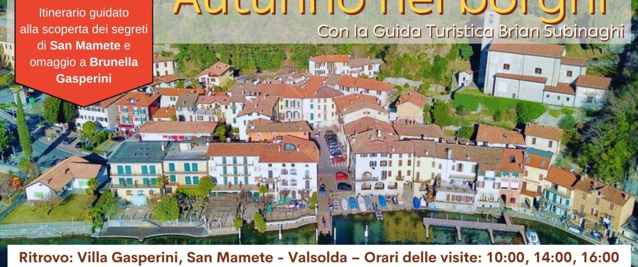 Valsolda Autunno nei Borghi 2025, visite guidate