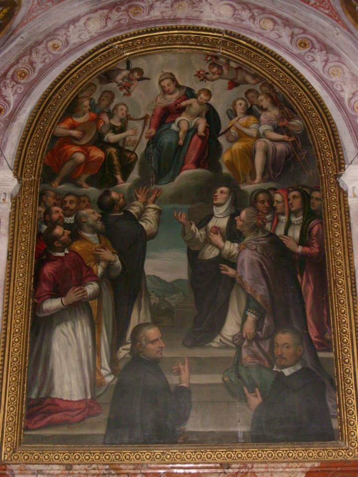Affresco volta Paolo Pagani 1697 Cappella Sistina Lombardia