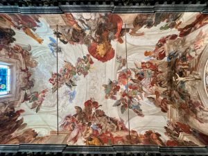 Affreschi volta Paolo Pagani 1697 - Chiesa San Martino Castello Valsolda - Cappella Sistina della Lombardia