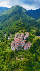Vista sul Lago Ceresio dalla Valsolda