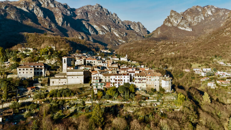 Vista sul Lago Ceresio dalla Valsolda