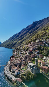 Vista sul Lago Ceresio dalla Valsolda