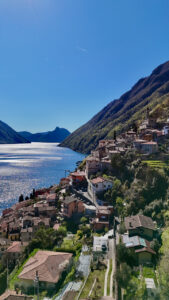 Vista sul Lago Ceresio dalla Valsolda