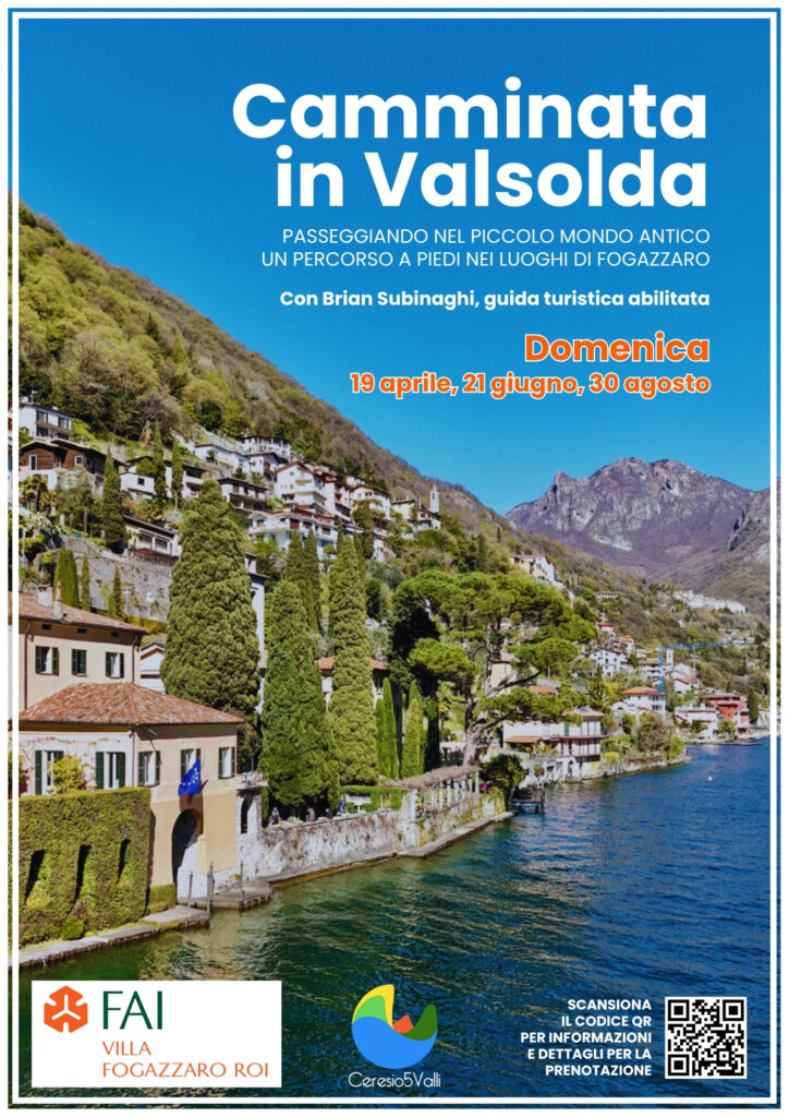 Locandina visite guidate Piccolo Mondo Antico Valsolda