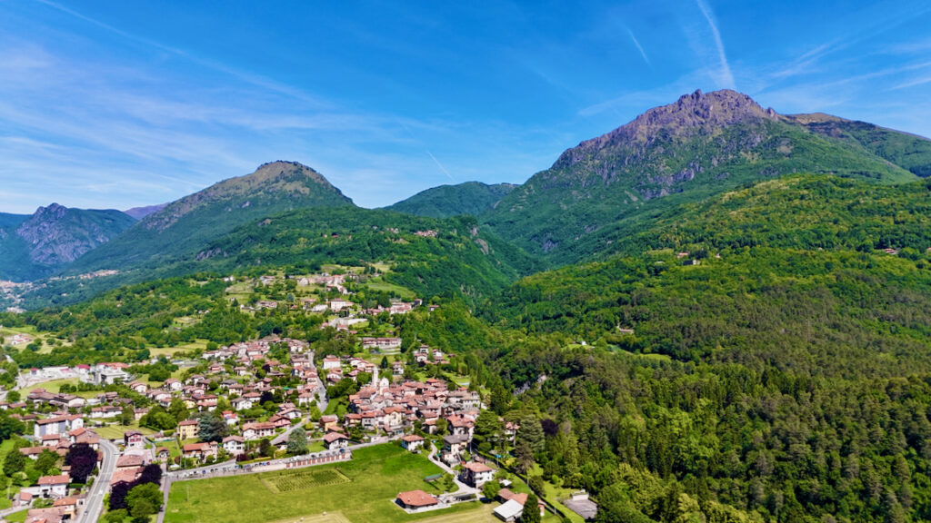 Val Sanagra, valle prealpina del fiume Sanagra in provincia di Como, parco naturale tra Menaggio e Plesio