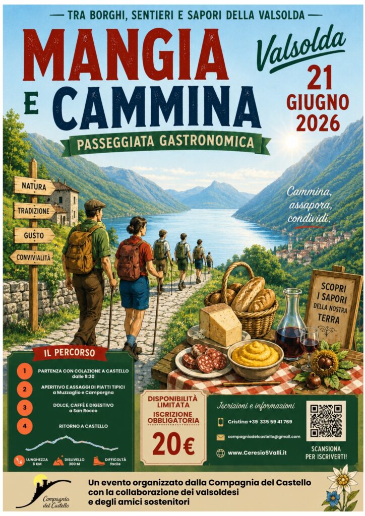Mangia e Cammina &mdash; passeggiata gastronomica in Valsolda