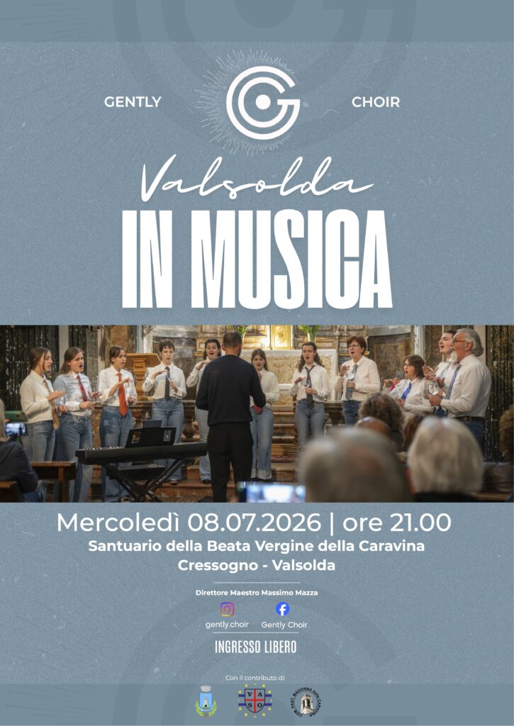 Concerto del Gently Choir al Santuario della Beata Vergine della Caravina, Cressogno, Valsolda