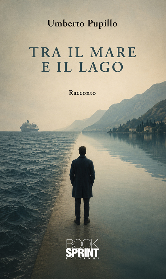 Copertina del libro «Tra il Mare e il Lago» di Umberto Pupillo (BookSprint Edizioni)