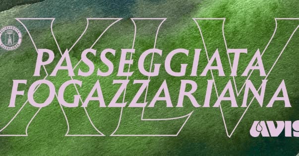 Grafica della 45ª Passeggiata Fogazzariana in Valsolda, 9 agosto 2026
